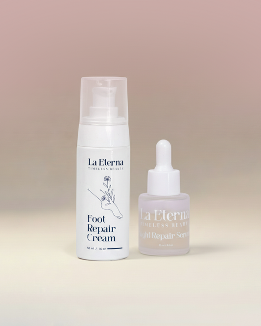 NIGHT REPAIR SERUM + FOOT CREAM